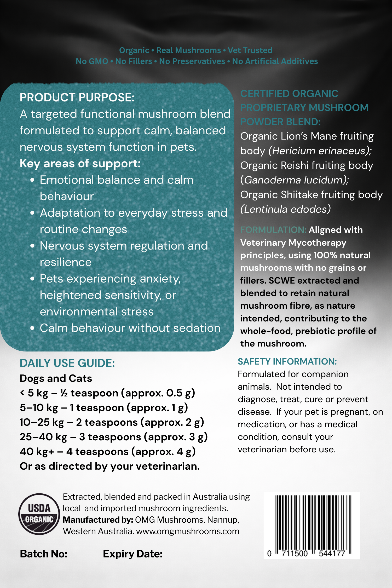 Calm & Balance for Fur-Persons