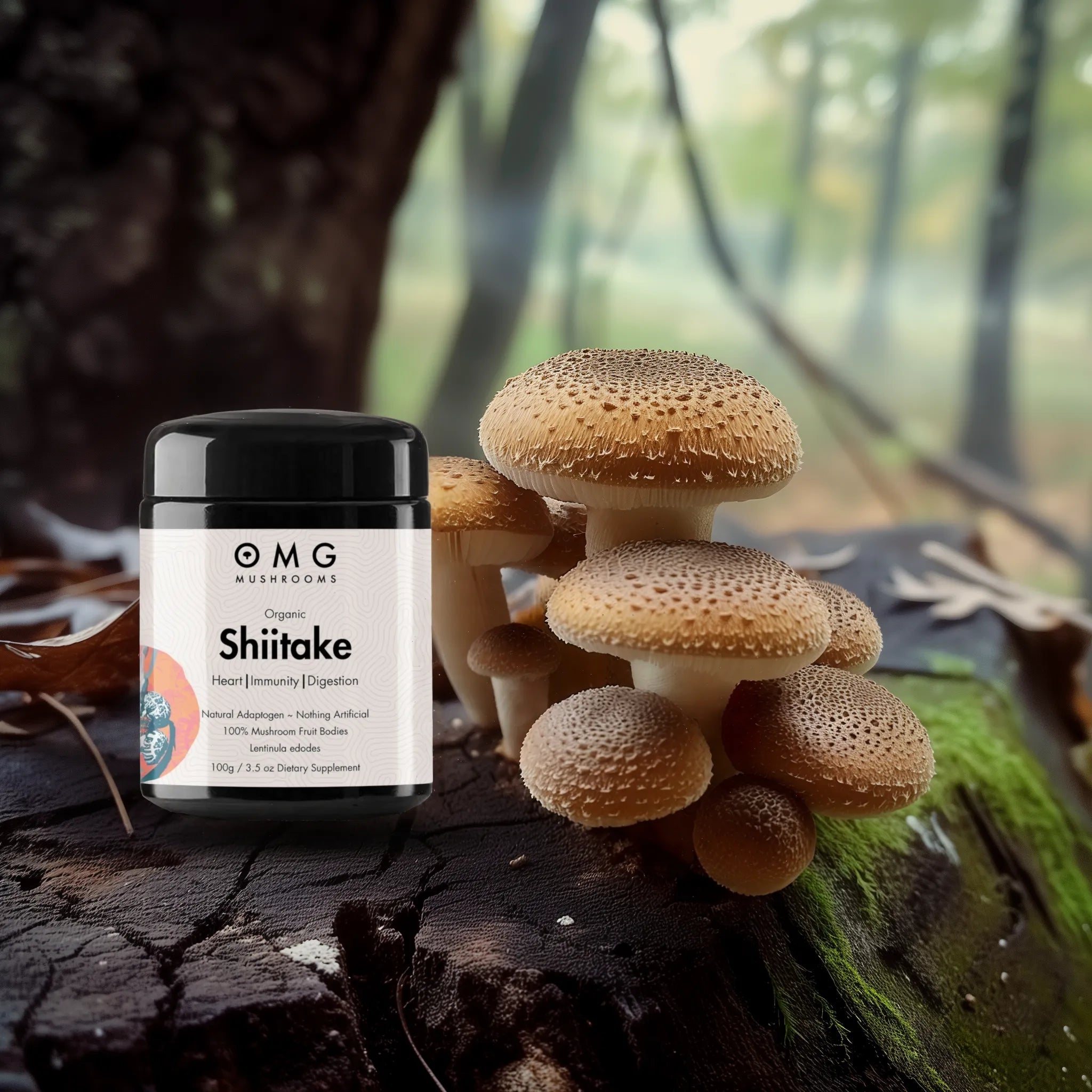 OMG Mushrooms SHIITAKE promo only