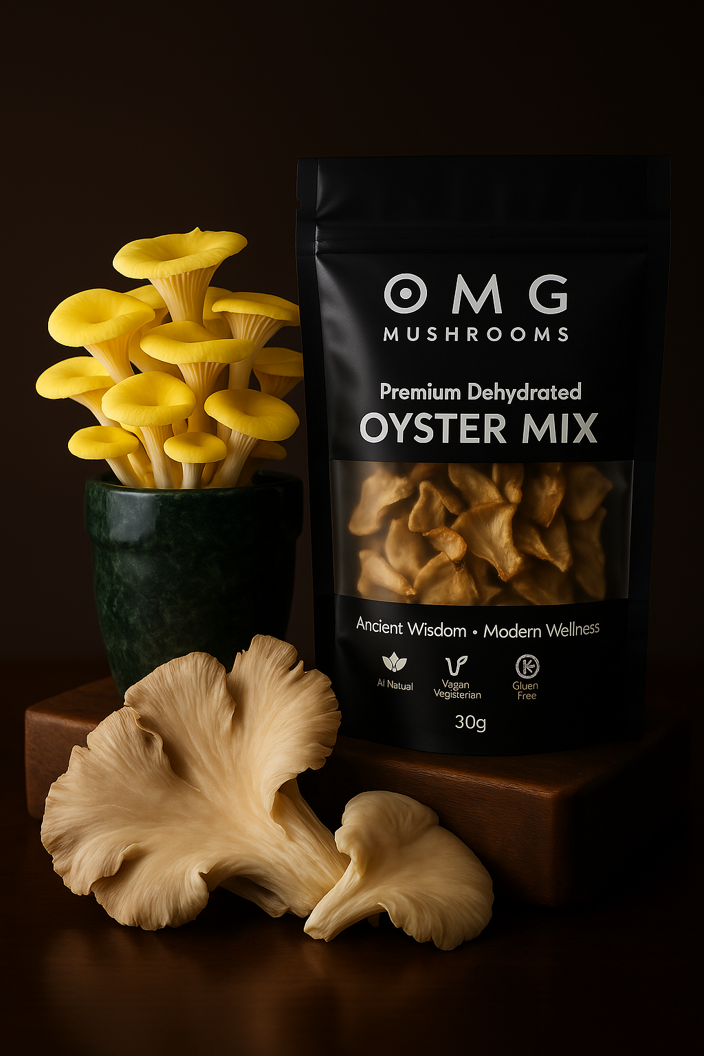 Dehydrated Oyster Mushroom