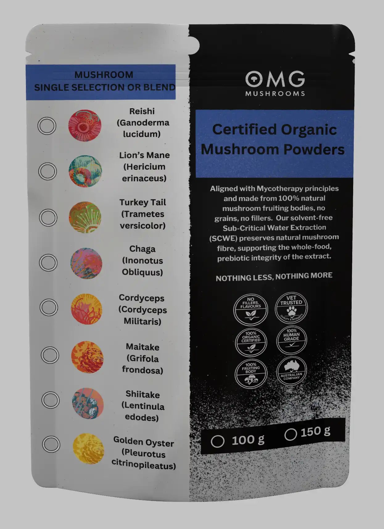 Go-Ergo MUSHROOM POWDER (100g)